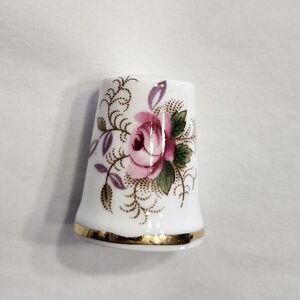"Lavender Rose" Thimble by Royal Albert.